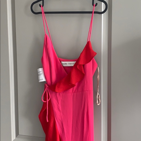 Frame Partners pink red dress - Picture 5 of 8